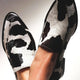 Dakota – Cow Print Loafers