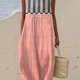Lily™ Striped Pastel Midi Dress