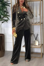 Peyton™ | Chic Velvet Two-Piece Set
