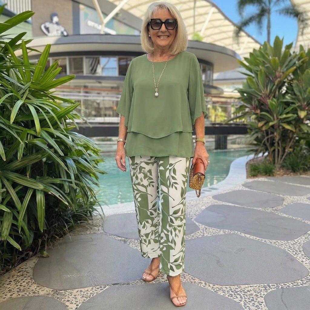 Sleeve Two Piece Set