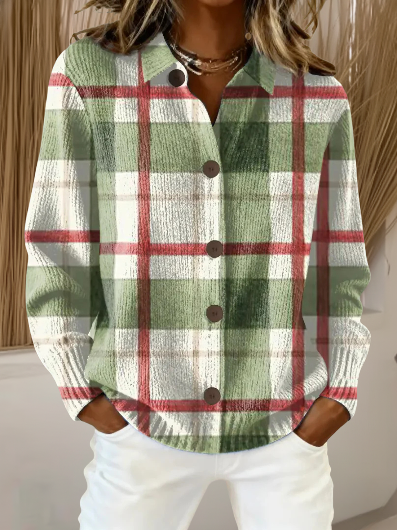 Ursula™ | Vintage Tartan Cardigan