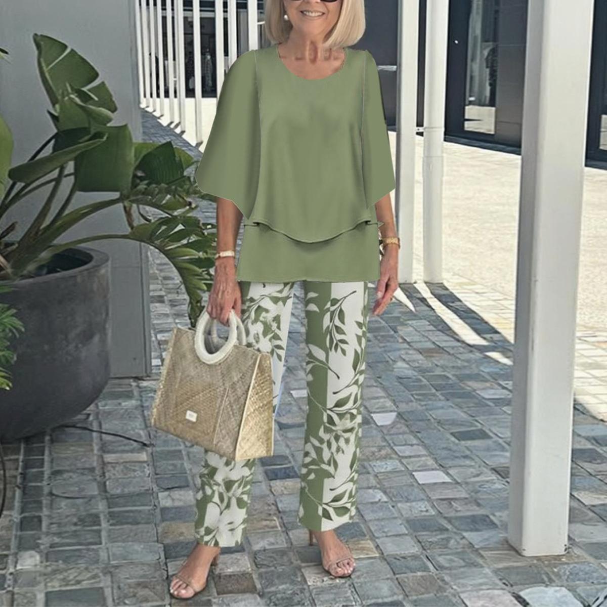 Sleeve Two Piece Set