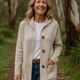 Delora | Longline Knit Cardigan with Deep Pockets for Everyday Elegance