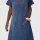 Christine | Elegant Denim Dress