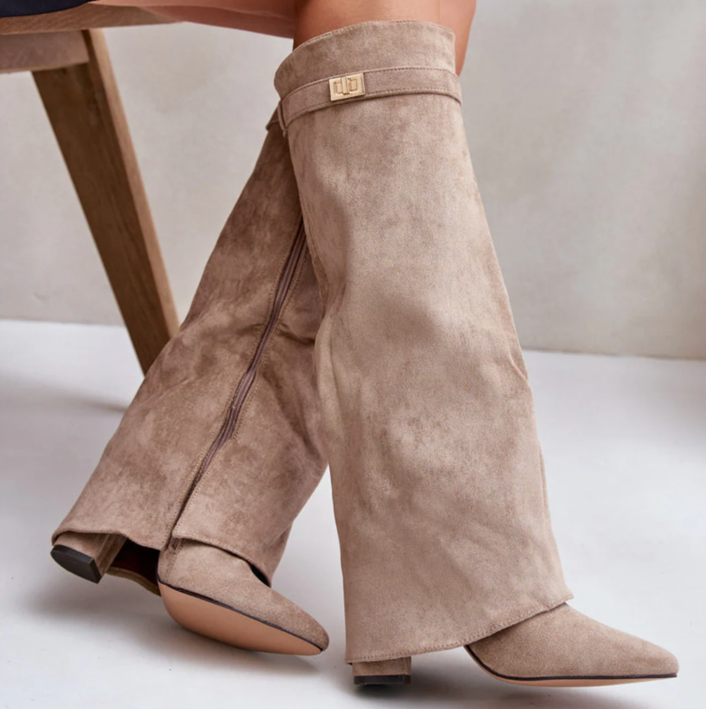 High Suede Boots