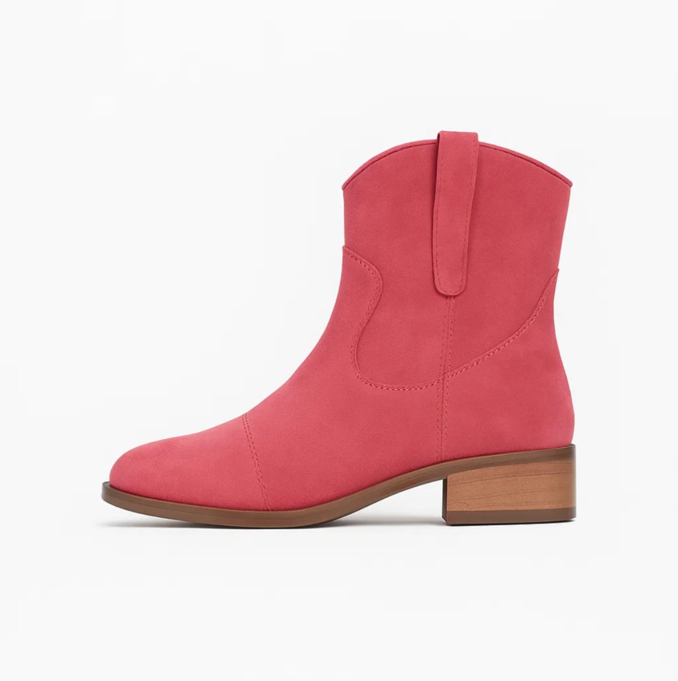 Suede Western Boots