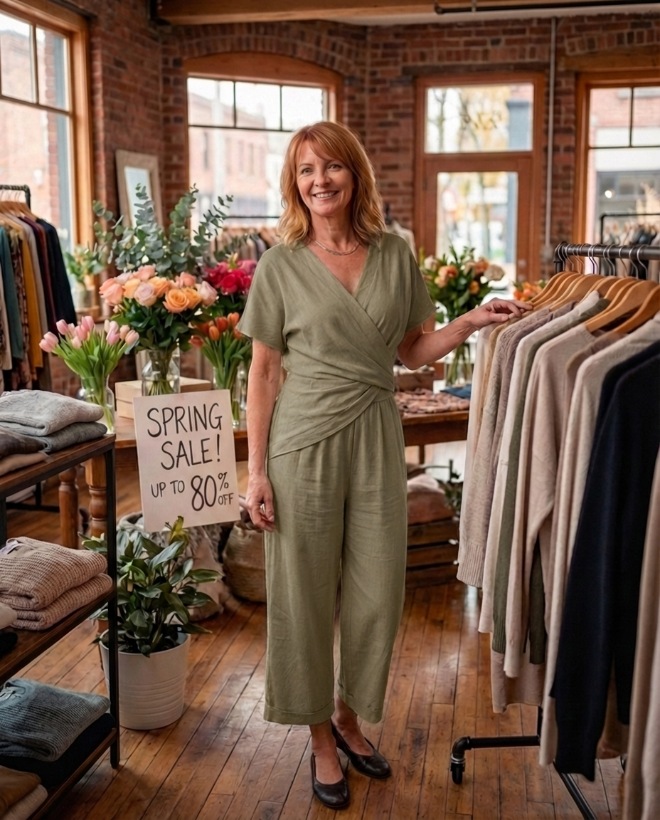 Colleen™ Elegant Two-Piece Set | Wrap-Front Top and Cropped Trousers