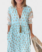 Lani | Boho Button Dress